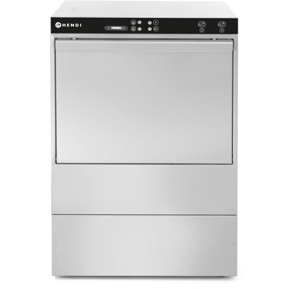 Hendi - Gastro-Spülmaschine Gewerbegeschirrspüler - 233030 - 60 cm - silber