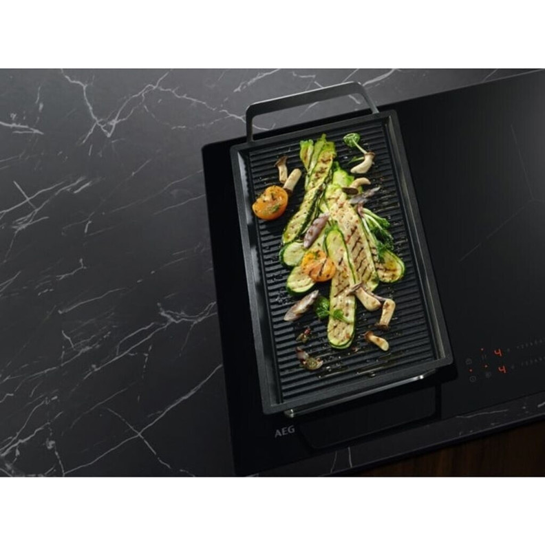 AEG - Induktionskochfeld - OIO74B00IB - 4 Kochzonen, schwarz, 70 cm, Direct-Control, Hob²Hood, PowerBoost