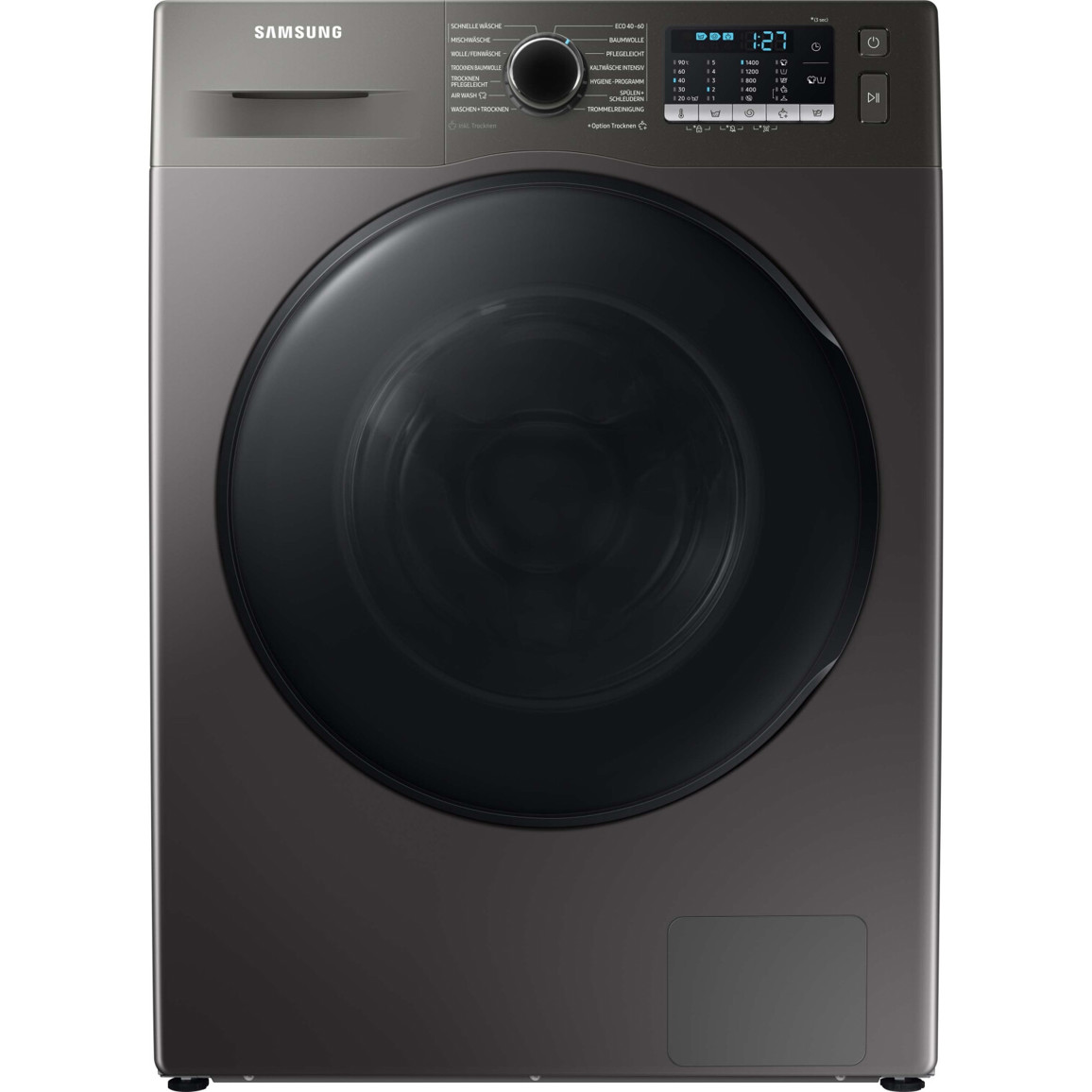Samsung - Waschtrockner WD8ETA049BX/EG - frostan thr azit, 8 kg Waschkapazität, 5 kg Trocknungskapazität, 1.400 U/min, Dampf-Funktion