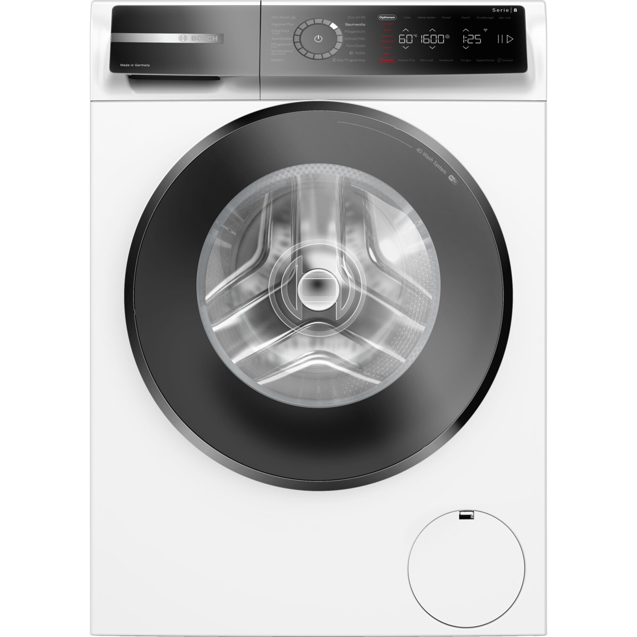 Bosch - Serie 8 Waschmaschine - WGB256041 - 10 kg, WLAN, weiß, 1.600 U/Min