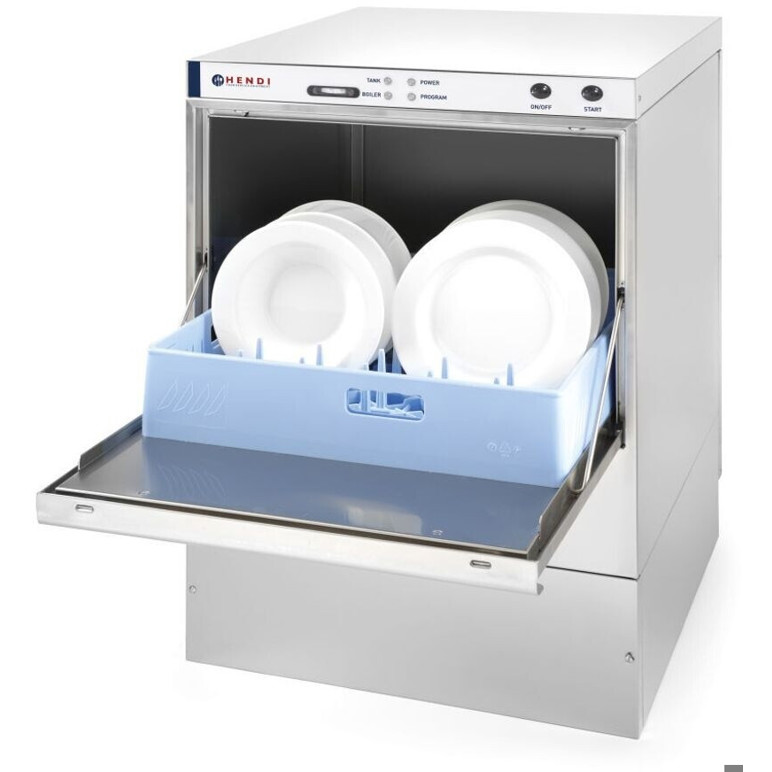Hendi Gewerbegeschirrspüler K50 - 570x600x830 mm - Trocknung durch Eigenwärme