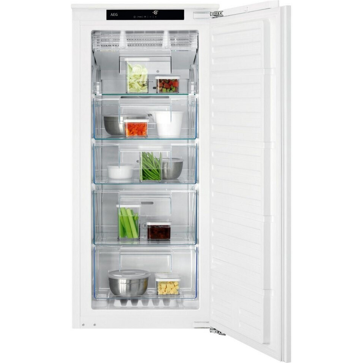 AEG TAB7N12EF Standgefrierschrank weiß 122 L No-Frost electronically controlled