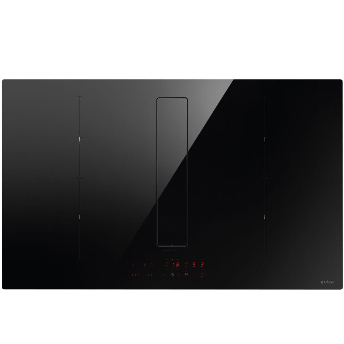 Elica - NikolaTesla Fit XL Kochfeld mit Dunstabzug - PRF0186750 - Induktion - 83 cm Breite - schwarz