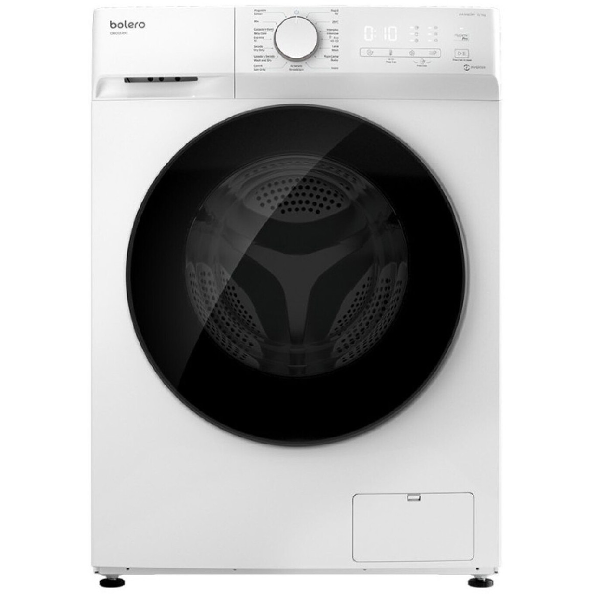Cecotec Bolero Wash&Dry 10700 Inverter Waschtrockner - 10 kg Waschen, 7 kg Trocknen, 1500 U/min, weiß