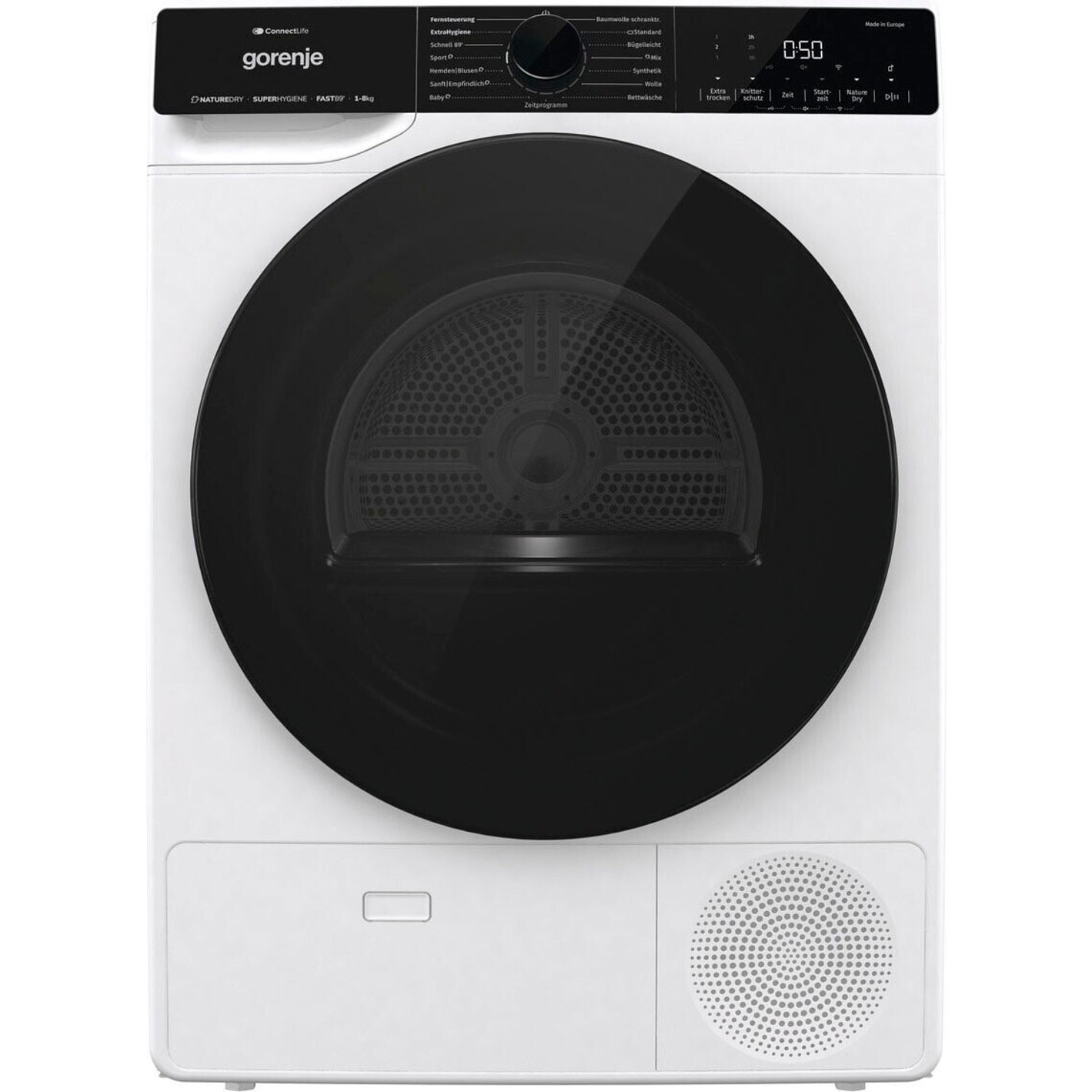 Gorenje - Wäschetrockner DPNA 83 W - Wärmepumpentrockner - 8 kg - weiß