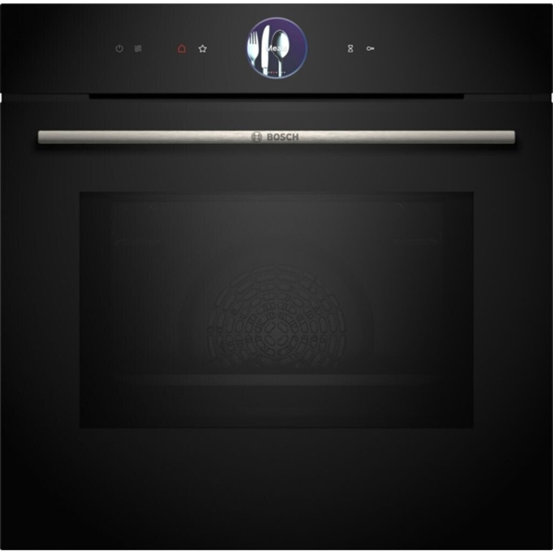 Bosch HMG776NB1 Einbaubackofen - Serie 8, 67L, 20 Programme, Pyrolyse, Hydrolyse, HomeConnect, WLAN, Sprachsteuerung, Klapptür, 60cm Breite, Edelstahl