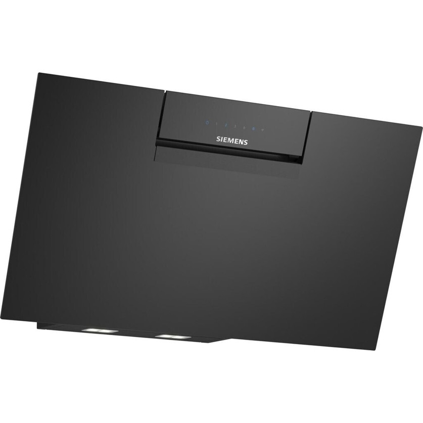 Siemens - Dunstabzugshaube LC87JFN60 - iQ300 - Wandhaube, Kopffreihaube - schwarz, LED, WLAN, Sprachsteuerung, Touch-Control, 79 cm Breite