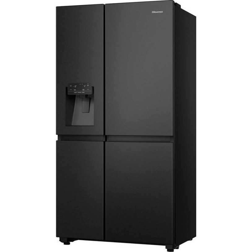 Hisense - RS818N4TFC - Side-by-Side-Kühlschrank - schwarz - 632 Liter - No-Frost
