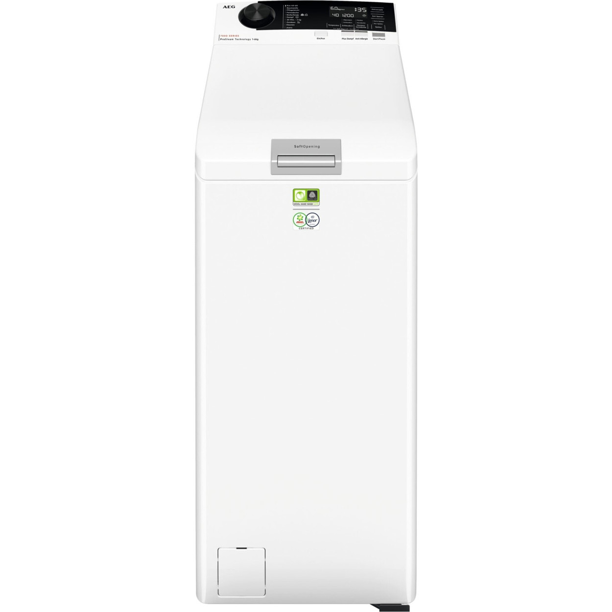 AEG - Waschmaschine LTR7A70260 - Toplader mit 6 kg Füllmenge und 1.200 U/Min Schleuderdrehzahl - weiß