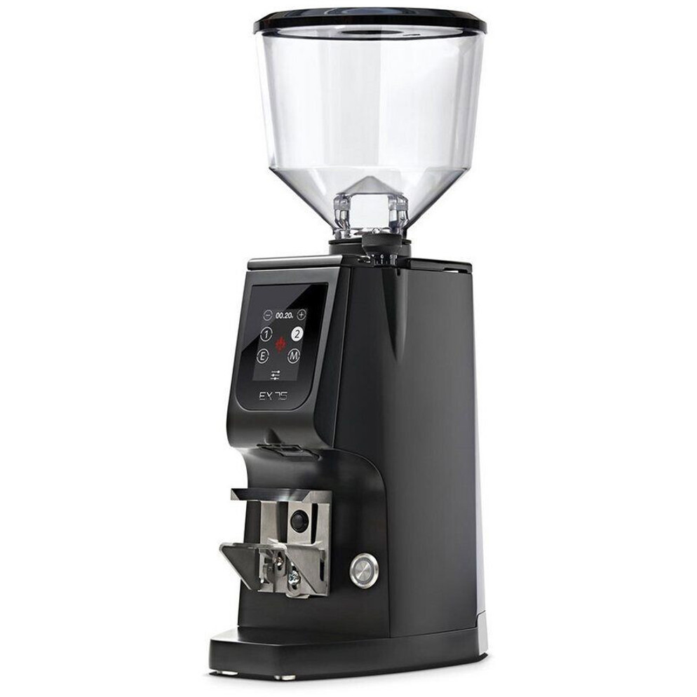 Eureka - Atom Excellence 75 - Kaffeemühle, Scheibenmahlwerk, Touch Screen, 75mm, schwarz