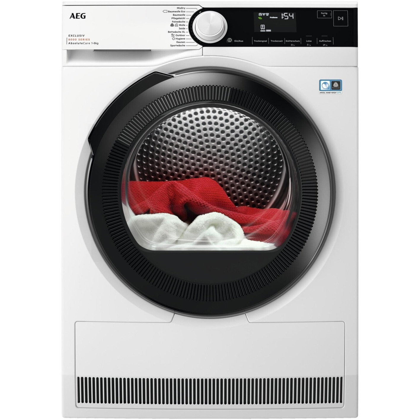 AEG - Wärmepumpentrockner - TR8T70689 - 8 kg - weiß