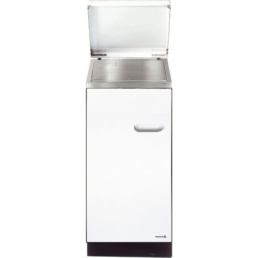 Wamsler - Kaminofen K 144 S weiß - Dauerbetrieb, Stahlkühlmantel, 5 kW