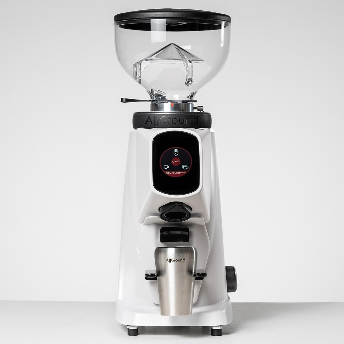 Fiorenzato - AllGround Sense - elektrische Kaffeemühle - weiß, 250 g, 250 W