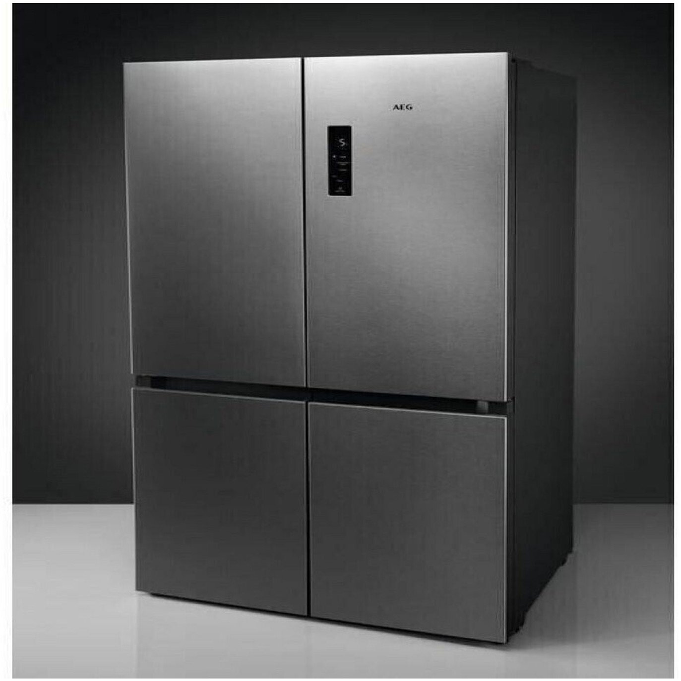AEG - RMB952D6VU - Standkühlschrank - silberNo-Frost - 522 L - 190 cm Höhe - 90,9 cm Breite