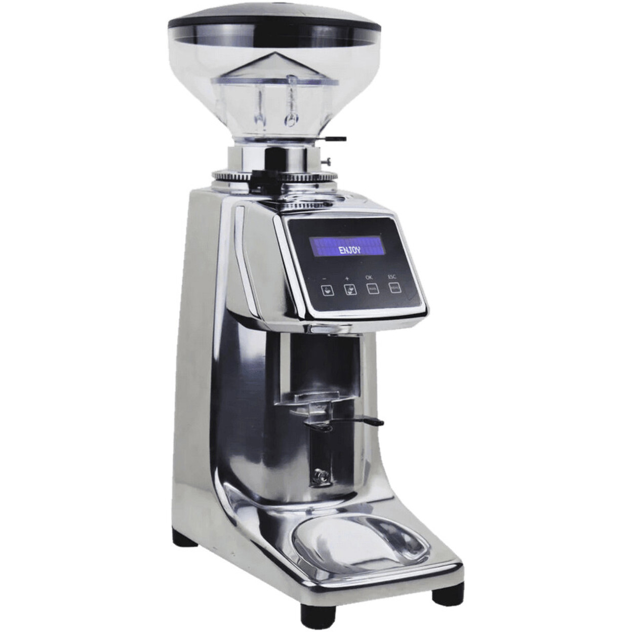 Quamar - M80 Touch Kaffeemühle - poliertes Aluminium