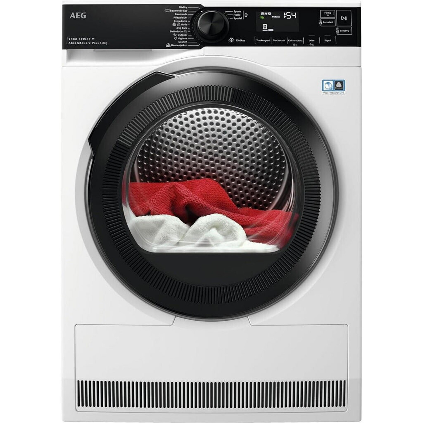 AEG - Wäschetrockner TR9W75680 - Wärmepumpentrockner mit 8 kg Fassungsvermögen - WLAN, App Steuerung