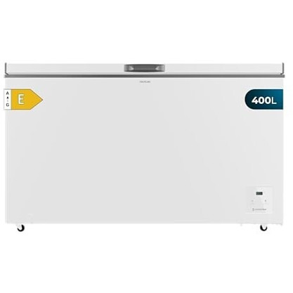 Cecotec - Gefriertruhe Bolero CoolMarket - 400L - weiß - Kindersicherung - Schnellgefrieren - 41 dB