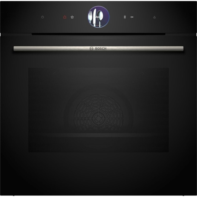 Bosch HRG7764B1 - Einbaubackofen mit 71L, Dampfunterstützung, HomeConnect, schwarz