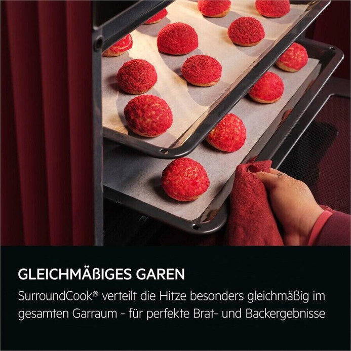 AEG - KOMBI3025 - Einbauherd-Set - schwarz - 71 L - Pyrolyse