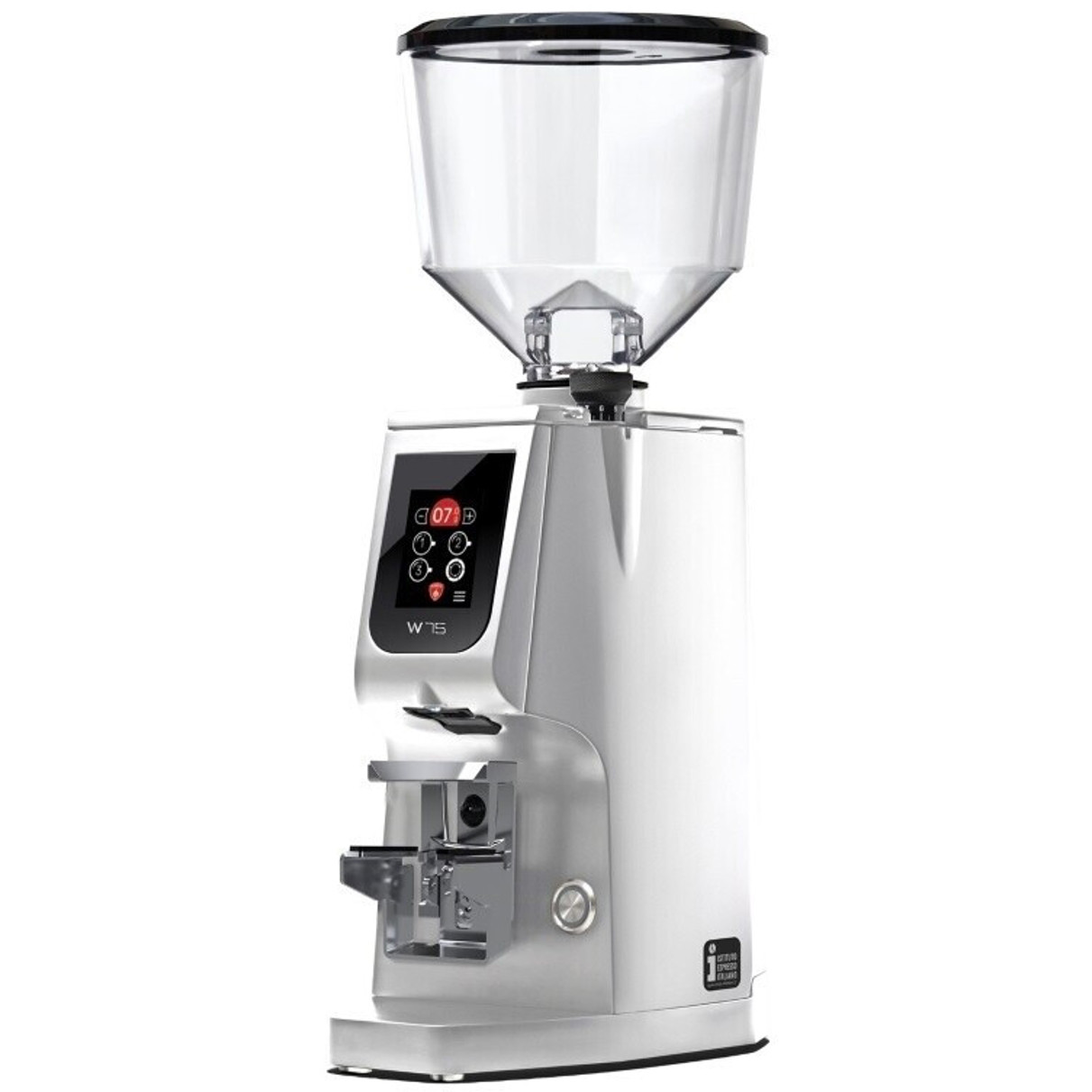 Eureka - Atom W75 - Kaffeemühle - silber - 1200 g Bohnenkapazität