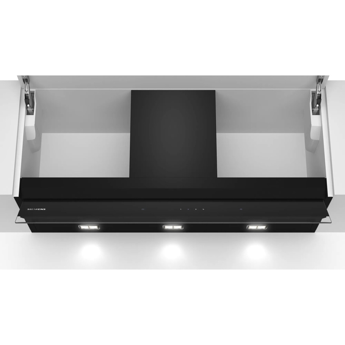 Siemens - Deckenhaube - LJ97BAM60 - schwarz - mit LED-Beleuchtung