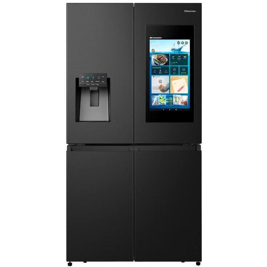 Hisense - KI866D30X, 3000i, Kühlgefrierkombination, 178.5cm Höhe, Edelstahl Optik, 577L, No-Frost, WLAN, 39dB, Smart Kühlschrank