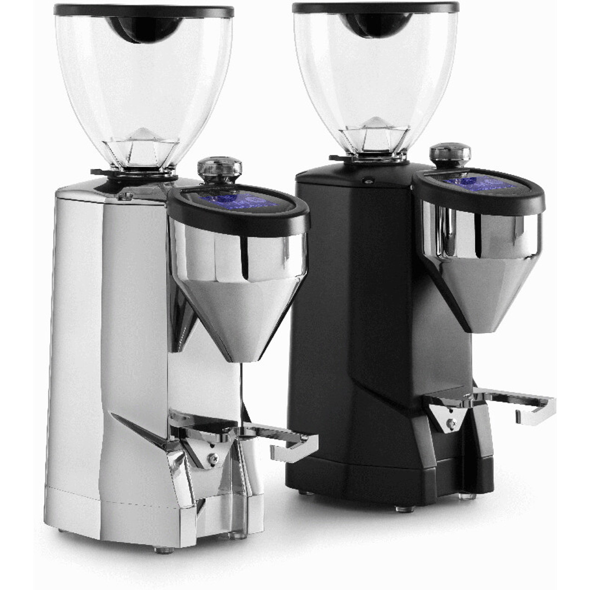 Rocket Espresso Super Fausto Kaffeemühle Silber mit Mahlwerk
