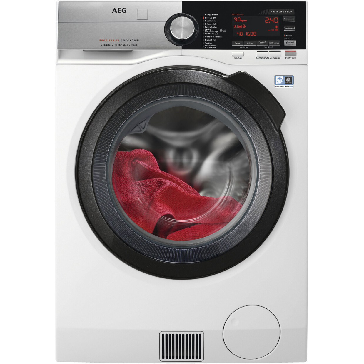 AEG Waschtrockner - L9WEF80690 - 9 kg / 6 kg - ProSteam - weiß