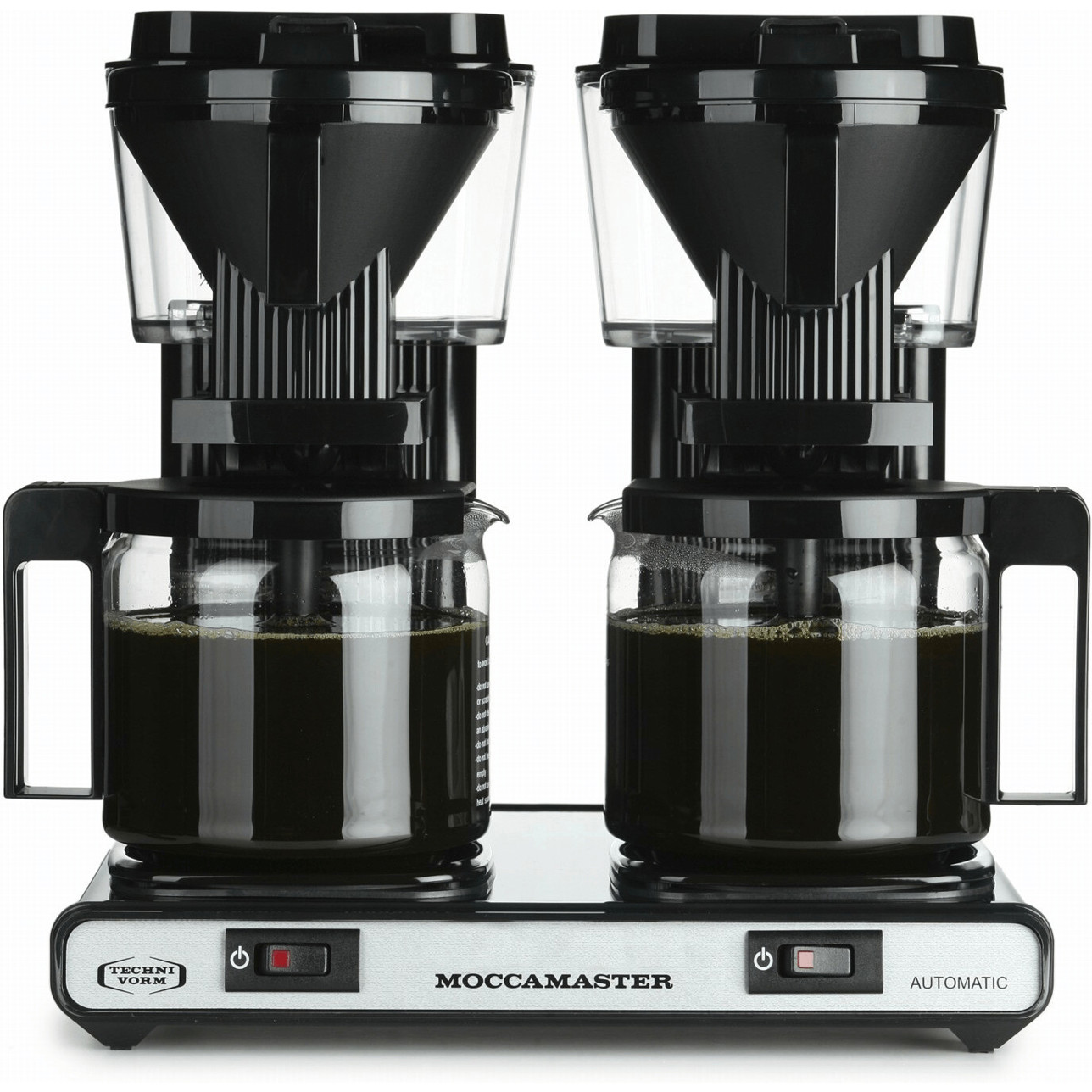 Technivorm - Moccamaster KBG 744 AO Kaffeemaschine - schwarz, Glaskanne, 10 Tassen, Abschaltautomatik