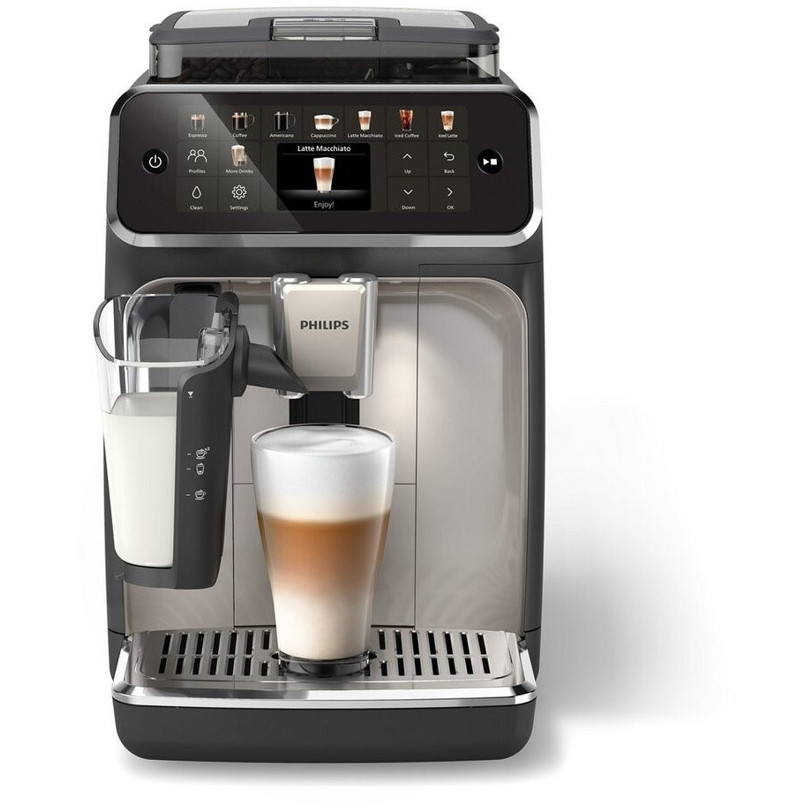 Philips - Kaffeevollautomat - EP5547/90 - Series 5500 Latte Go - Keramikmahlwerk, Farbdisplay, 1,8 l Wassertank, 275 g Bohnenkapazität, schwarz