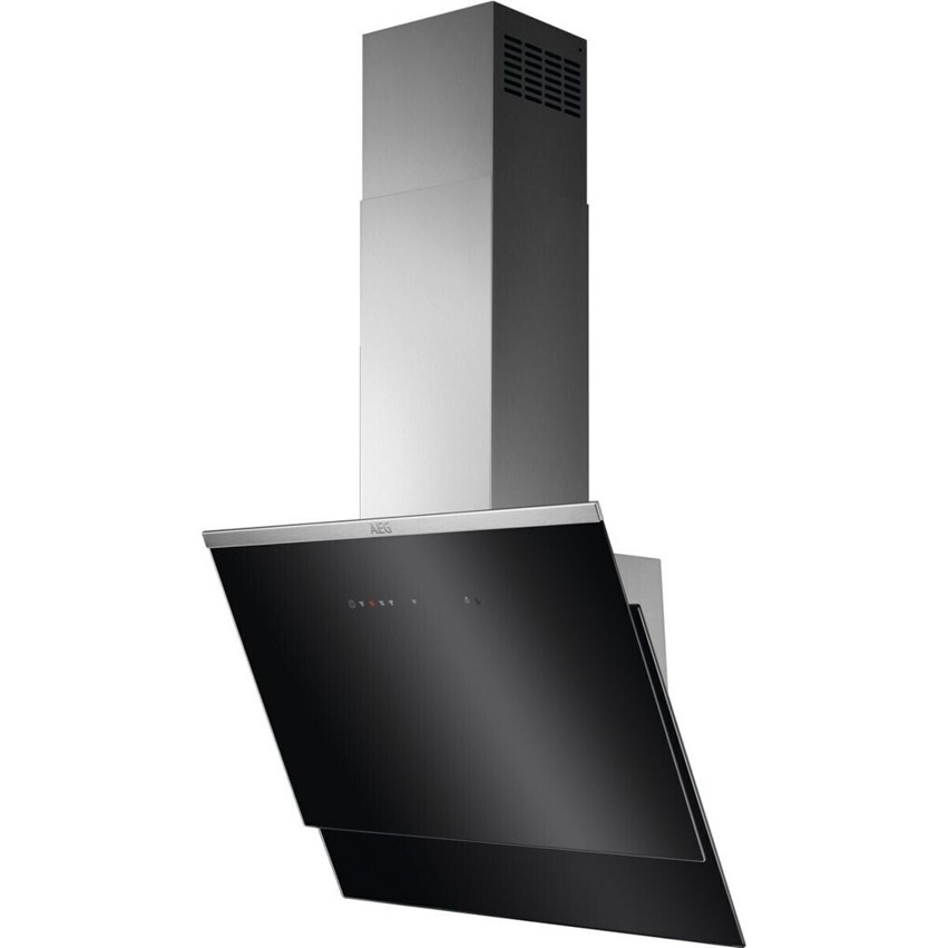 AEG Dunstabzugshaube DVE5671HG - 60 cm Breite, LED-Beleuchtung, silber