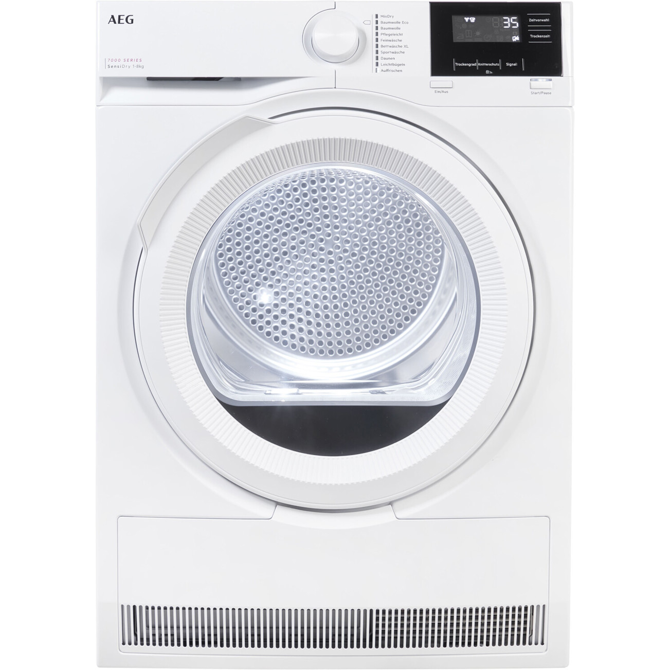 AEG TR7T60580 Wärmepumpentrockner 8 kg weiß Knitterschutz ProSense SensiDry