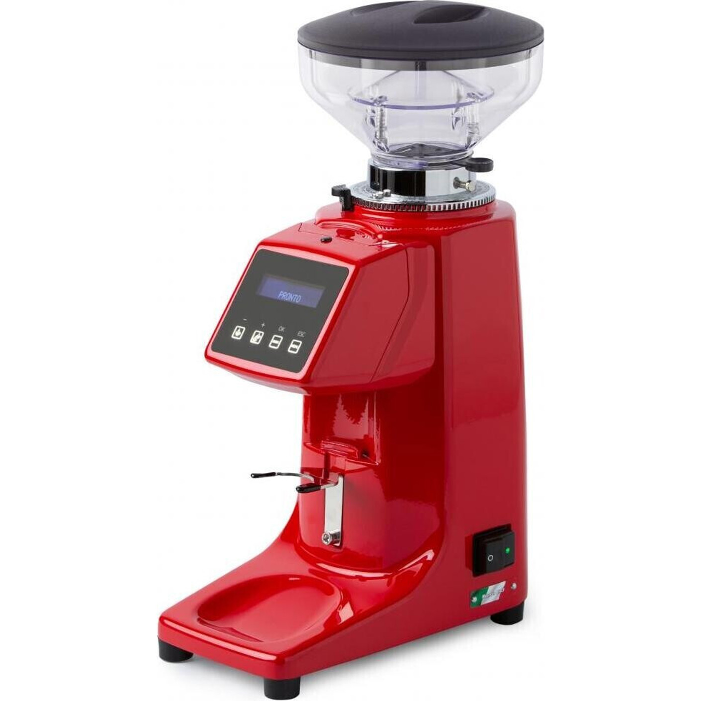 Quamar - M80 Touch Kaffeemühle - Rot, elektrisch
