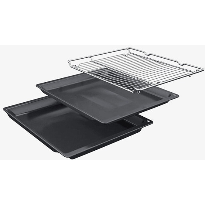 Bosch Serie 8 - Einbaubackofen mit Induktionskochfeld - HBD80PY53 - 71 Liter, Pyrolyse, HomeConnect, schwarz