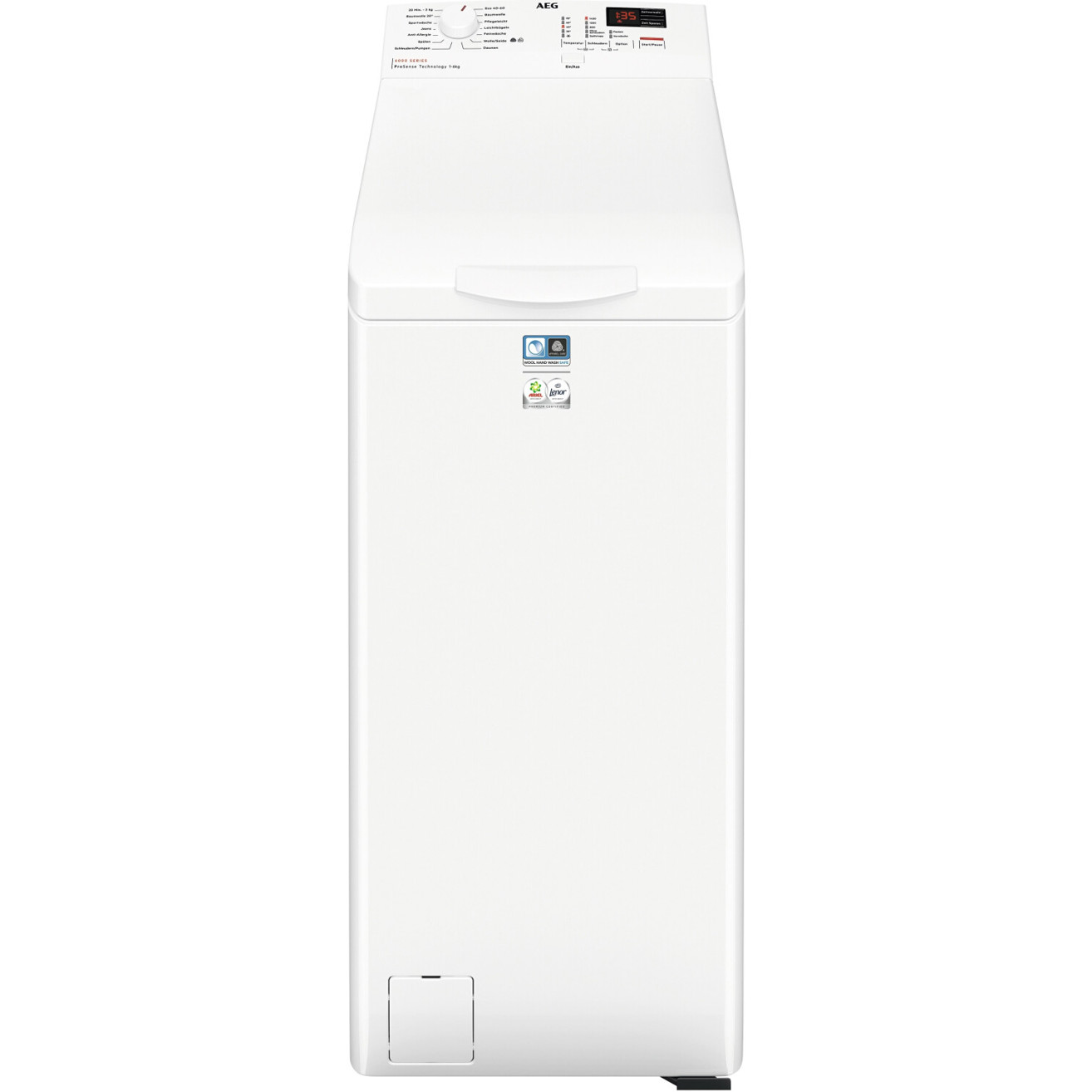 AEG - Lavamat Toplader Waschmaschine - LTR6A41460 - 6 kg - 1.400 U/Min - weiß