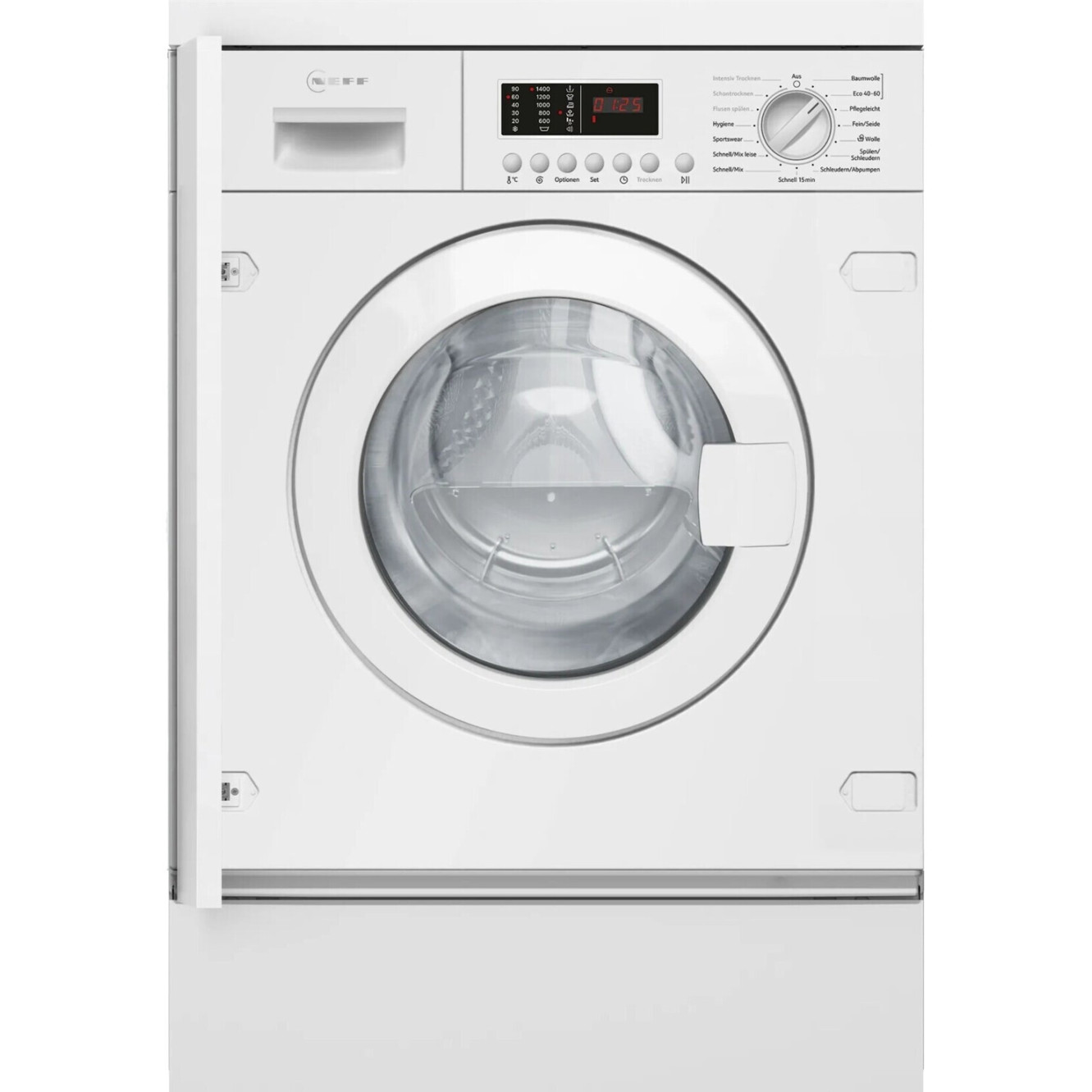 Neff - V6540X3 - Einbau-Waschtrockner - Frontlader - 7kg Waschen - 4kg Trocknen - weiß