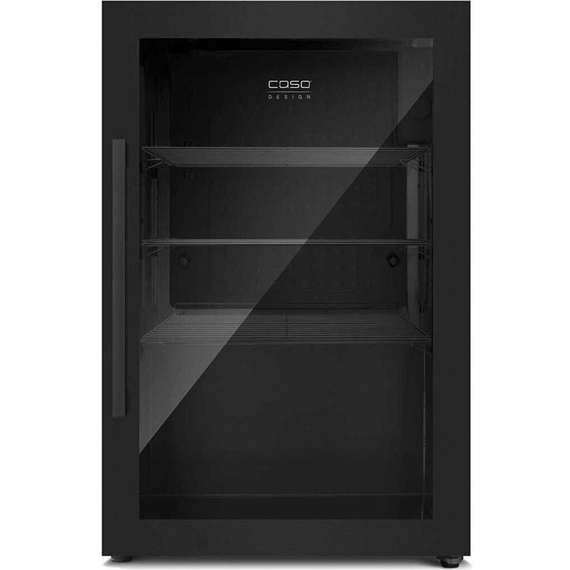 Caso Getränkekühlschrank - Barbecue Cooler - freistehend - Glastür - 63 Liter - schwarz