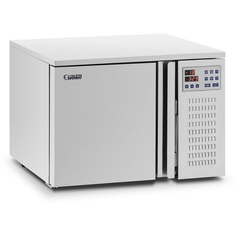 Royal Catering - Schockfroster - RCGK-BC30 - freistehend, Edelstahl, silber, Volltür, 550 Watt, 70,5 cm Breite