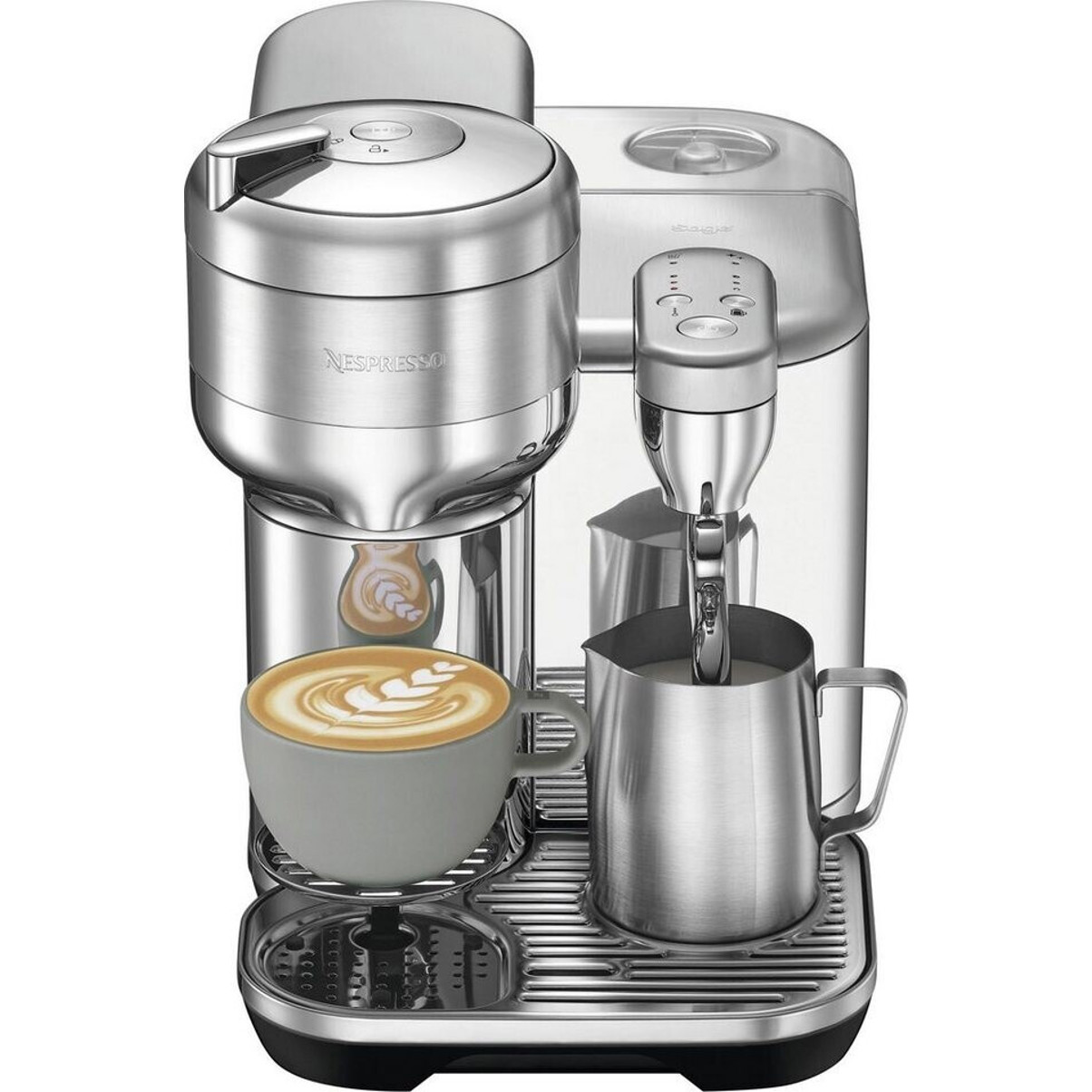 Nespresso - Vertuo Creatista - SVE850 - Kapselmaschine - Edelstahl - Dampfdüse