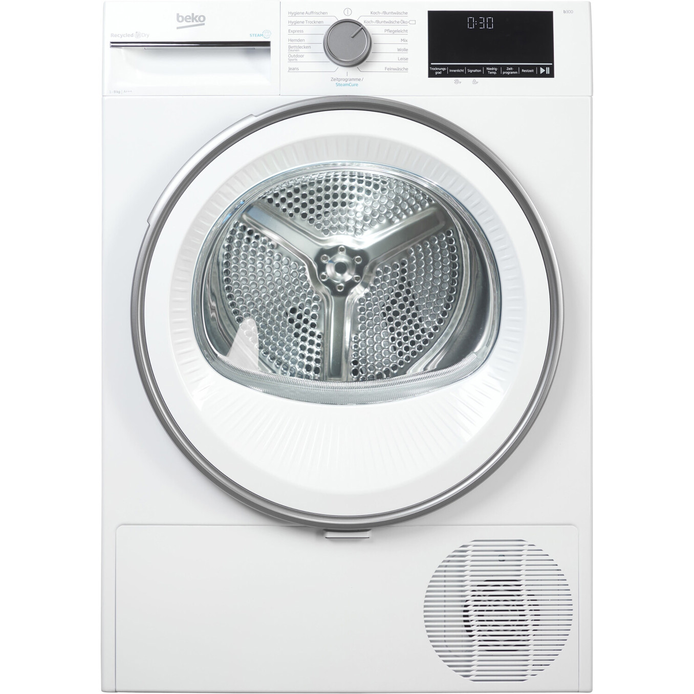 Beko - Wäschetrockner - B3T3491L - 9 kg Wärmepumpentrockner weiß