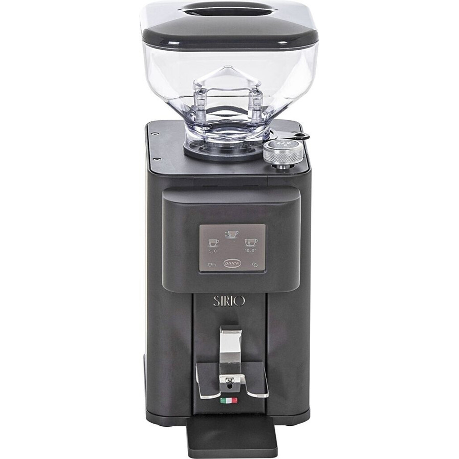 Quickmill - Espressomühle Sirio - 085 Black - elektrische Kaffeemühle - Display