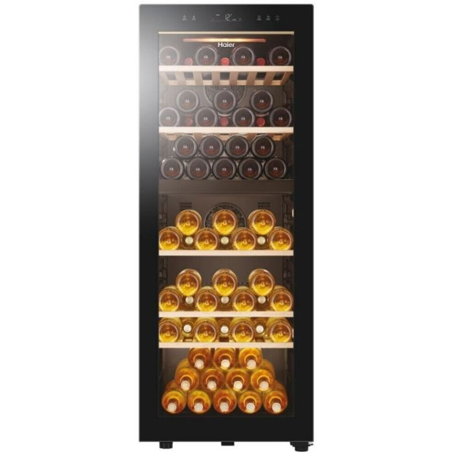 Haier - Weinkühlschrank HWS79GDG - freistehend, silber, 79 Flaschen, 5-20°C