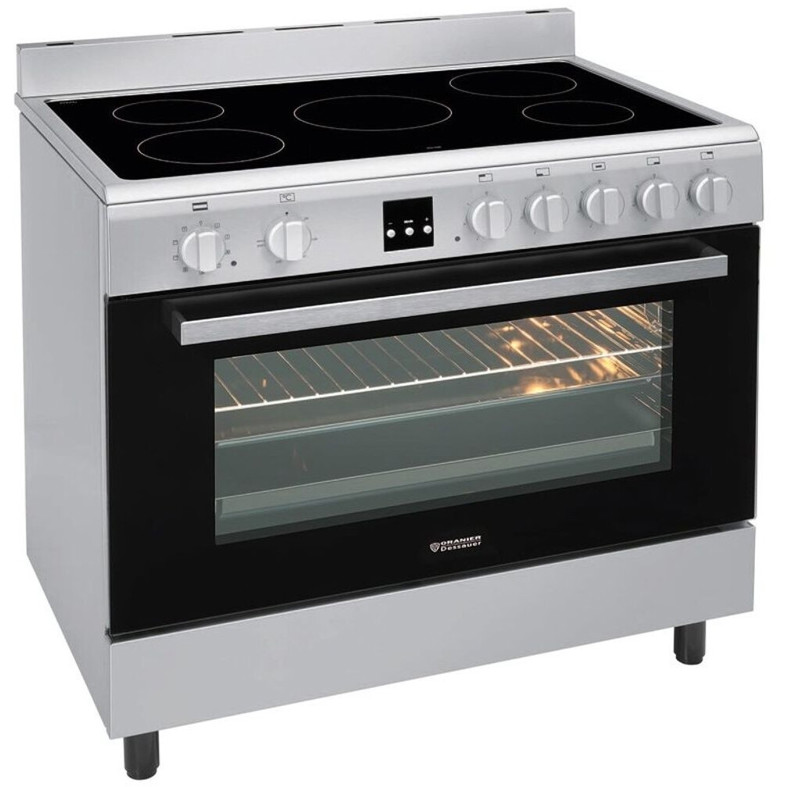 Oranier - DC 1999 - Standherd mit 89 cm Breite und 108 Liter Innenraum - silber