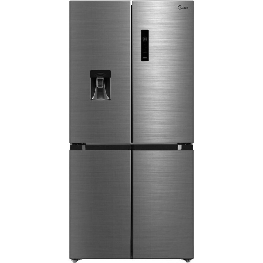Midea - MDRM632FGD46W Freistehender Kühlschrank silber 470 Liter 37 dB(A)