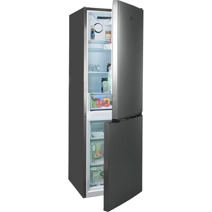 Beko - Kühl-Gefrierkombination B5RCNA366HG freistehend, No-Frost, 316 Liter, 186,5 cm, silber