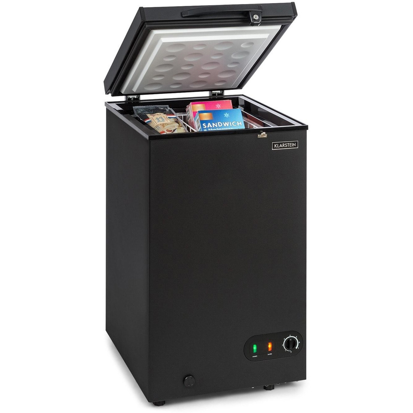 Klarstein Iceblokk 80 (10046005) Gefriertruhe schwarz schnellgefrieren 78 L
