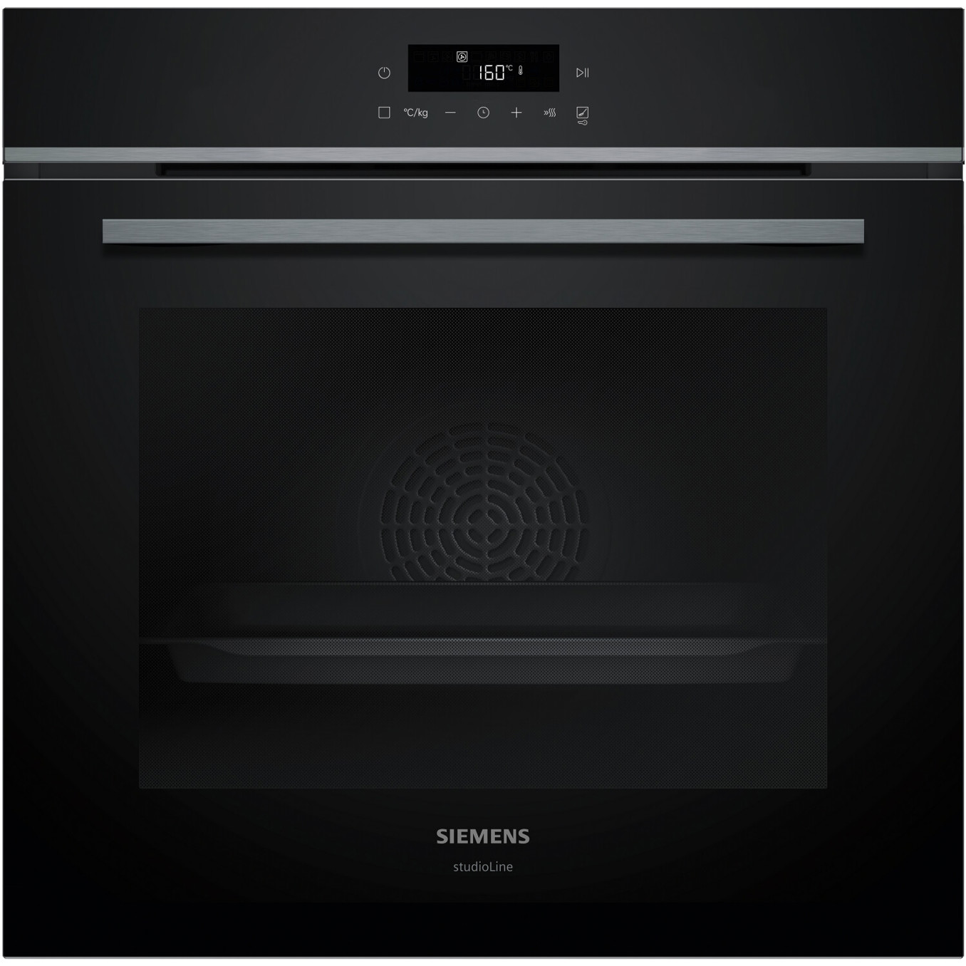 Siemens - Einbaubackofen HB472G0B3 - Heißluft, Hydrolyse, Pyrolyse, 71 Liter, schwarz, Touch-Control