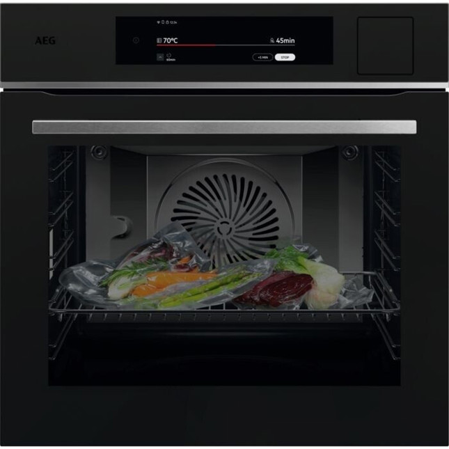 AEG TP9SB83FAT Dampfbackofen schwarz WLAN 70 Liter Teleskopauszug SoftClosing