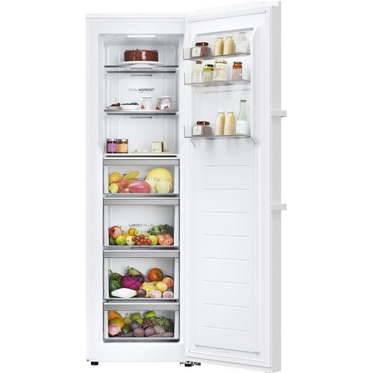 Haier - Gefrierschrank Standgefrierschrank - H4F306WCH1 - weiß - No-Frost - 301 Liter