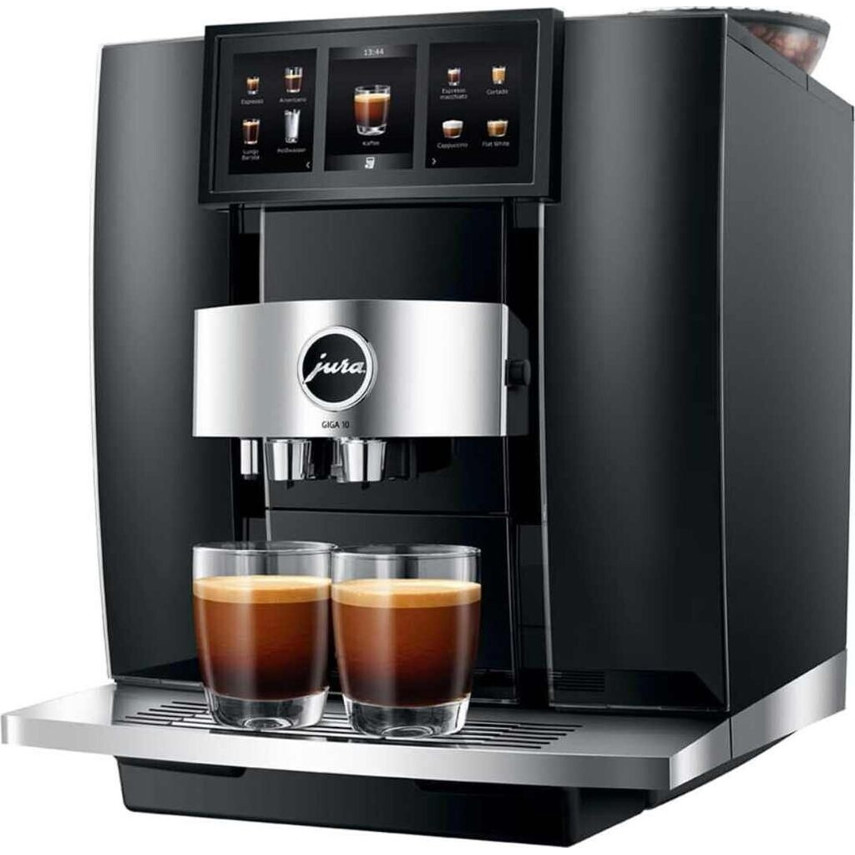 Jura - GIGA 10 - 15478 - Kaffeevollautomat - Diamond Black, 2 Tassen, mit App-Steuerung, mit Milchaufschäumsystem